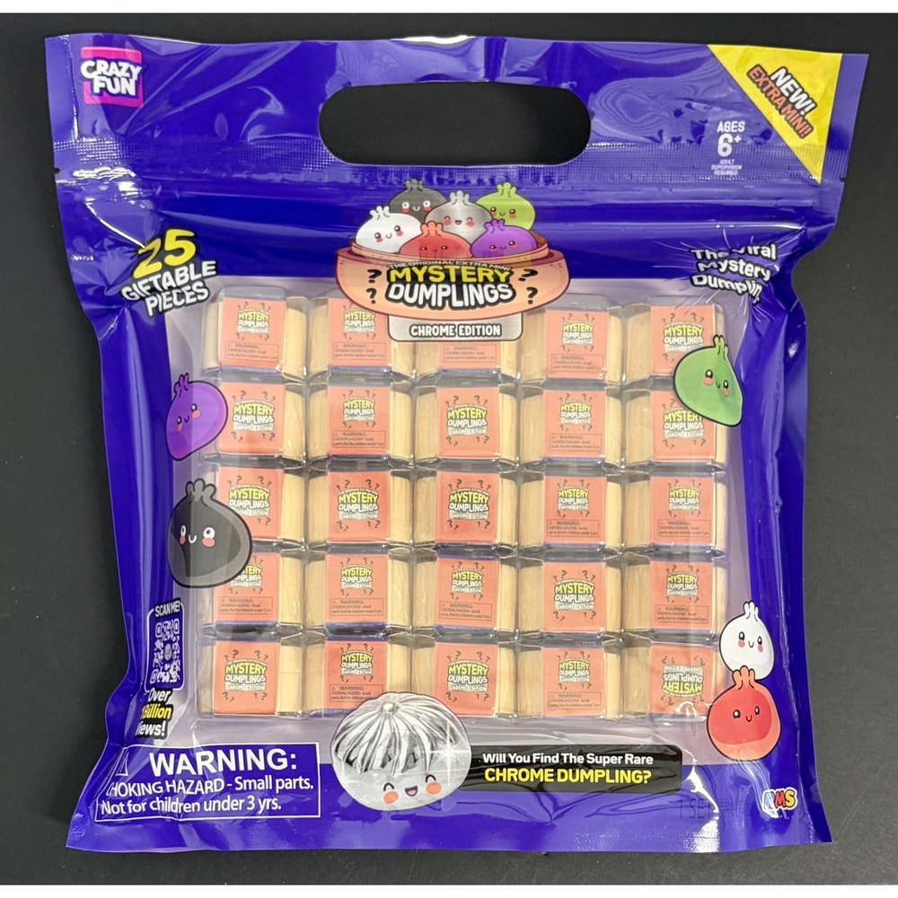 RMS - Crazy Fun Extra Mini Mystery Dumpling Chrome Edition Set FACTORY SEALED